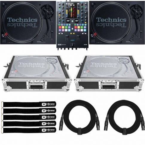 (2) Technics SL-1200MK7 Turntables with Rane SEVENTY TWO Mixer & Case