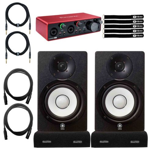 (2) Yamaha HS7 6.5" Monitors with Focusrite Scarlett 2i2 3G Interface