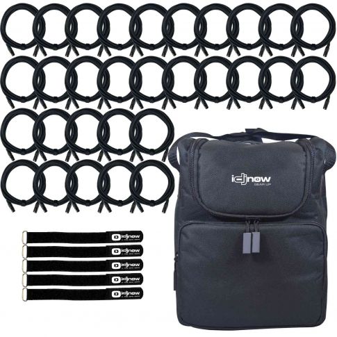 (30) 25FT Sure-Fit DMX Connecting Cables with Accessory Case
