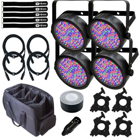 (4) Chauvet DJ SlimPar 56 Bundle