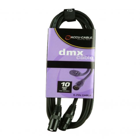 American DJ 10FT 5-Pin DMX Cable [AC5PDMX10]