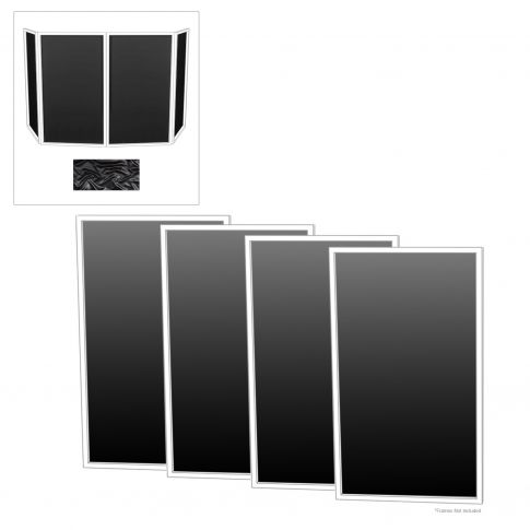 ADJ Event Facade Replacement Scrim Black 4-Pack
