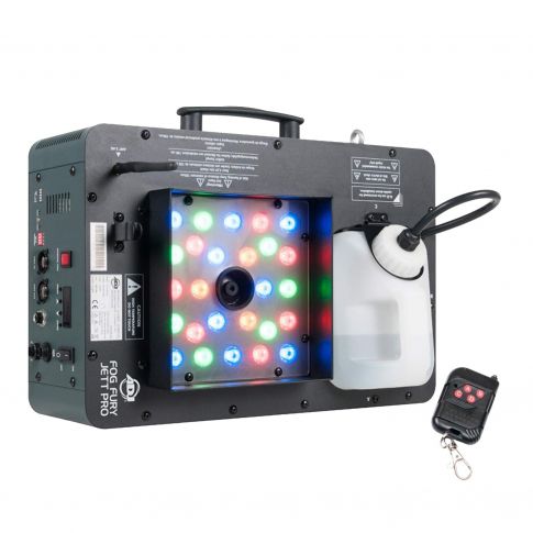 American DJ Fog Fury Jett Pro High Output Multi Positional Fog Machine with LEDs & Wireless DMX
