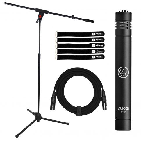 AKG P170 High-performance Instrument Microphone with Boom Stand