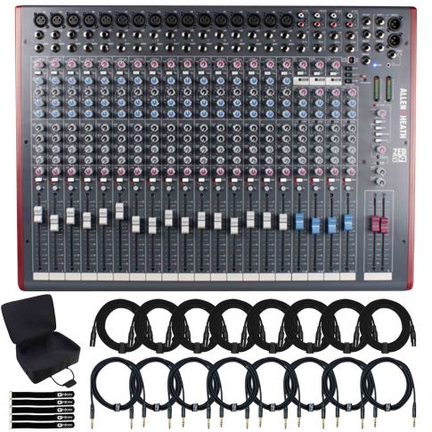 Allen & Heath ZED-24 Multipurpose Mixer with Bag Package