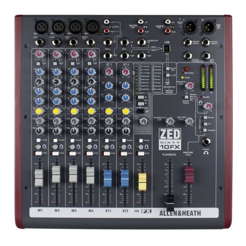 Allen & Heath ZED60-10FX Multipurpose Mixer with FX