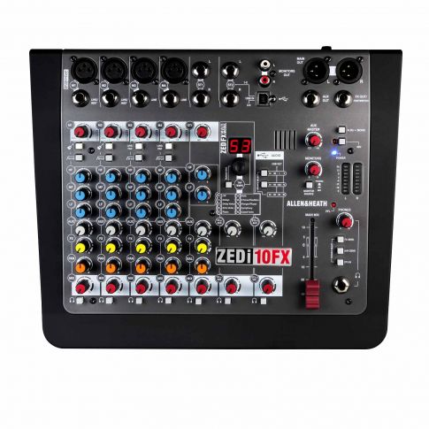 Allen & Heath ZEDi-10FX Hybrid Compact Mixer / 4×4 USB Interface