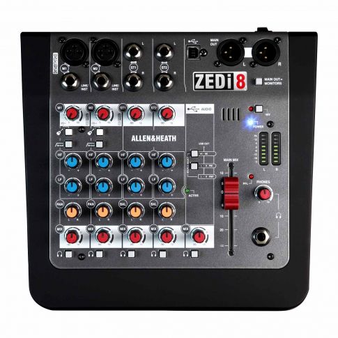 Allen & Heath ZEDi-8 Hybrid Compact Mixer / USB Interface