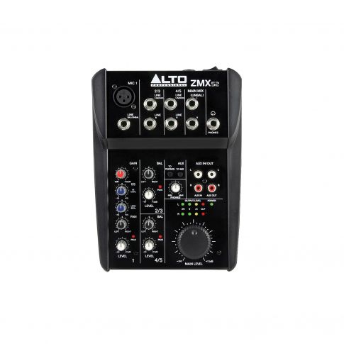 Alto Professional Zephyr ZMX52 5-Channel Compact Mixer