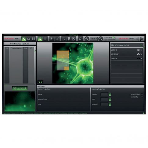 American DJ LED Master Media VJ Software To Control Kling-Net Compatible Fixtures