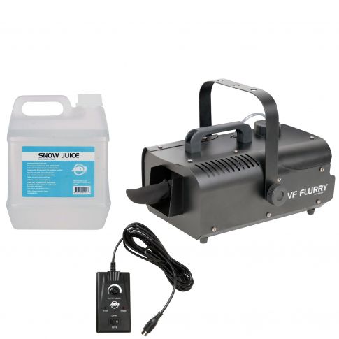 American DJ VF Flurry Pack Snow Machine Kit with Snow Gal Liquid