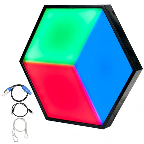 American DJ 3D Vision Plus Hexagonal Shaped LED Video Wall Panel