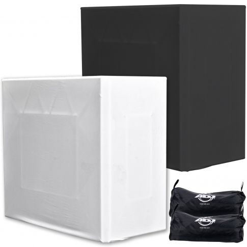 American DJ Pro Event Table Black Scrim and White Scrim for the ADJ Pro Event Table or Pro Event Table II Package