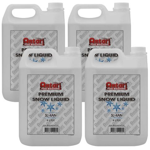 Antari SL-AN Snow Fluid 4 Liter Bottles Four Package