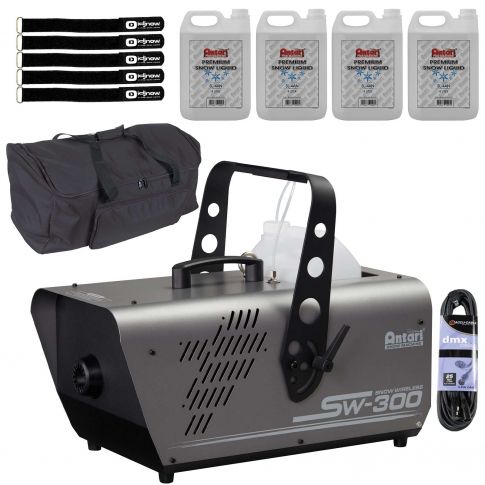 Antari SW-300 Long Throw Snow Machine with Snow Fluid & Carry Case