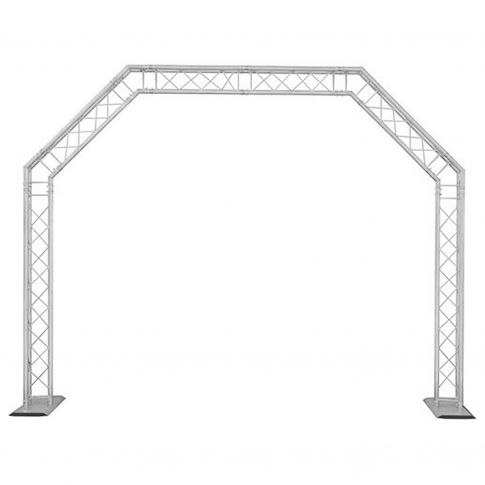 Global Truss Arch System 10FT x 8FT Mobile DJ Archway