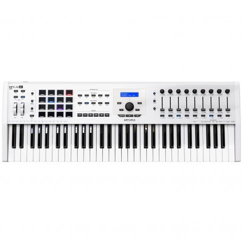 Arturia KeyLab MKII 61-Key MIDI Controller Deluxe in White