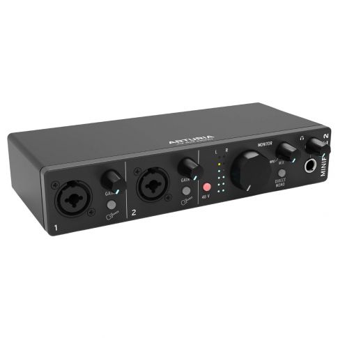 Arturia MINIFUSE-2-BLACK Flexible Dual Audio Interface in Black