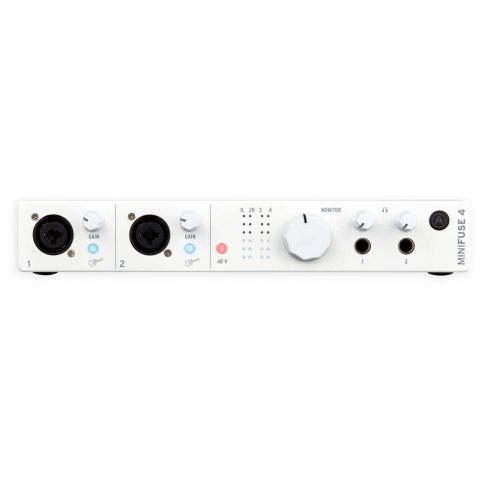 Arturia MINIFUSE-4-WHITE 4 In / 4 Out Audio & MIDI Interface in White