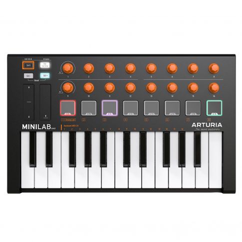 Arturia MiniLab Mk II Orange Edition MIDI Keyboard Controller