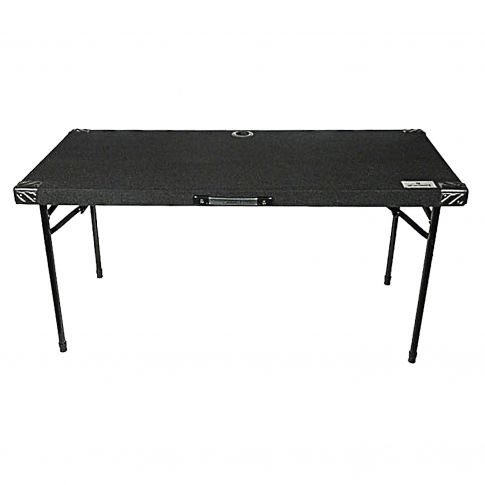 Grundorf AT6022B 60” Deluxe Portable DJ Table