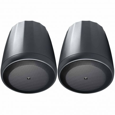 (2) JBL Professional Control 65 P/T Compact Full-Range Pendant Speakers (Black)