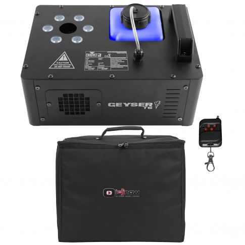Chauvet DJ Geyser T6 Fog Machine with Padded Carry Case Package