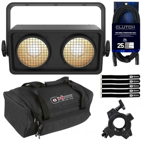 Chauvet DJ Shocker 2 Dual Zone Blinder Wash Light with Case Package