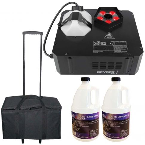 Chauvet DJ Geyser P5 LED Fog Machine with Quick Dissipating Fog Fluid