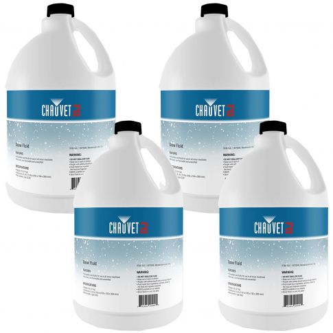 Chauvet DJ SJU Snow Fluid (4 Gallons Package)