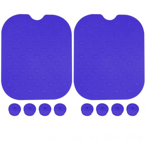 Clutch Blue Pads & Trim Kit for Mighty Series Desktop Monitor Stands