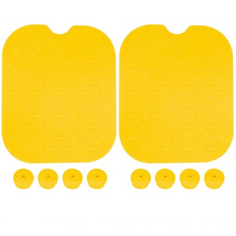 Clutch Yellow Pads & Trim Kit for Mighty Series Desktop Monitor Stands