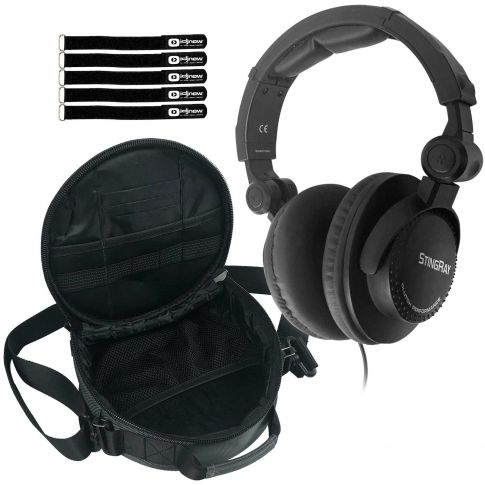 Clutch Stingray Performance DJ Headphones with Gear Bag Package