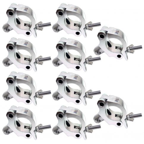 (10) Global Truss Coupler Clamp/N - Medium Duty Narrow Clamp with Half Coupler