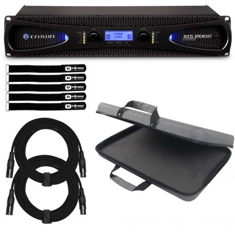 Crown Amplifiers XLS 2002 Two-channel Power Amplifier with EVA Case