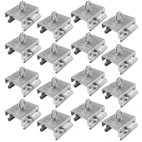 (16) Trusst CT-TENT Adjustable Tent Clamps for Clear Span Tents using Keder Grooved Beams