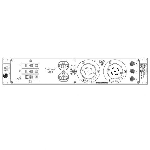 D.A.S. Audio 1103-2-KK-057-0001 Power Distro/Rack Pack