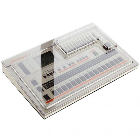 Decksaver Roland TR-707 Smoked/Clear Groovebox Cover [DS-PC-TR707]