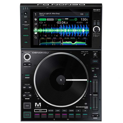 Denon DJ SC6000M PRIME Professional DJ Media Player with 8.5" Motorized Platter and 10.1" Touchscreen Top View