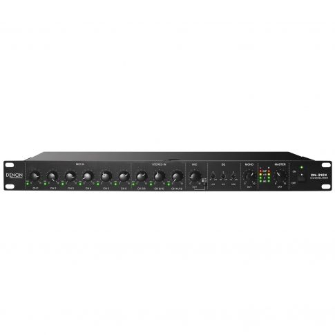 Denon Pro DN-312X 12 Channel Line Mixer with Priority