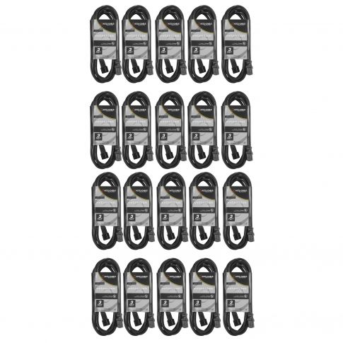 20 Pack ECCOM-3 3FT AC Extension Cords