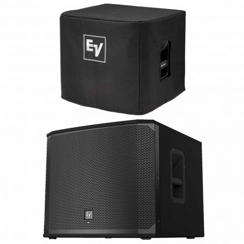 Electro-Voice EKX-18SP 18" Powered Subwoofer with Padded Speaker Cover Package