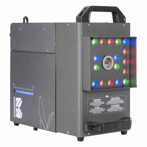 Elation Professional SideWinder CO2 Simulator Rotating Fog Machine