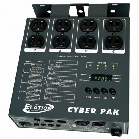 Elation Professional CYBER PAK all-in-one Dimmer / Power / MIDI Pack
