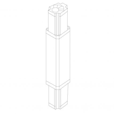 Electro-Voice EVOLVE50-PL-SB Column Speaker Pole (white)