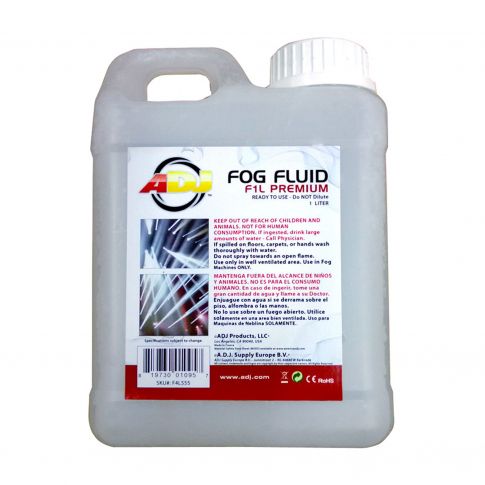 American DJ F1L Premium - 1 Liter of High Quality Fog Juice
