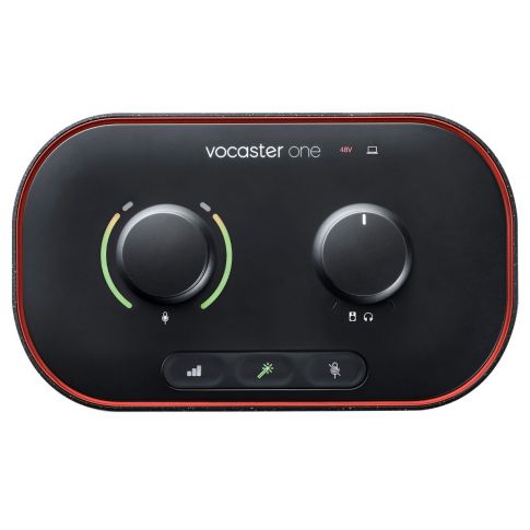 Focusrite Vocaster One Podcast Interface for Solo Content Creators