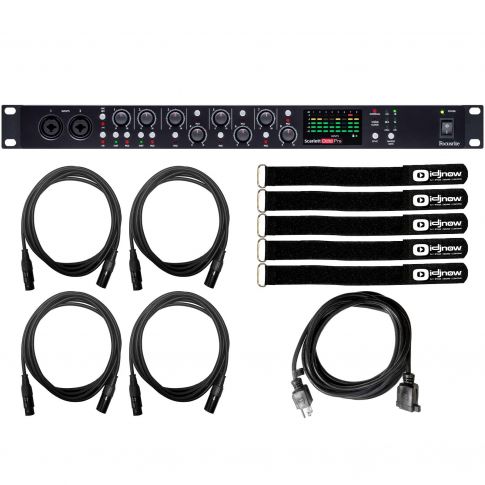 Focusrite Scarlett OctoPre Eight-channel Mic Preamp with Cables Package