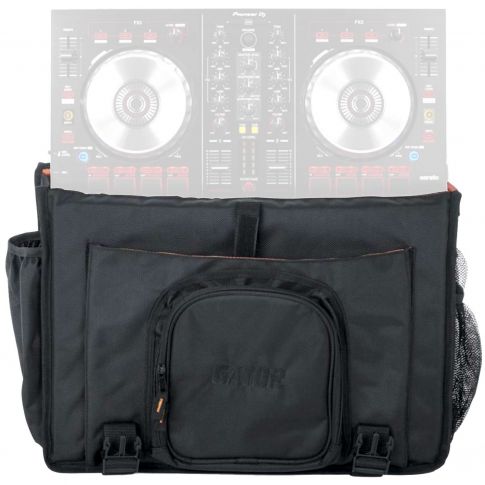 Gator Cases G-CLUB CONTROL DJ Controller 19" Messenger Bag with pioneer controller