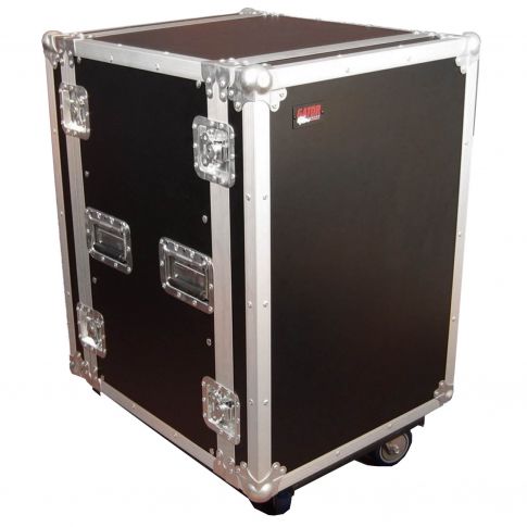 Gator Cases G-TOUR 14U CAST G-Tour Series 14U Standard Road Rack Case with Fixed Casters